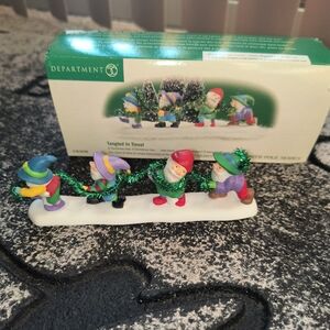 Dept 56 North Pole Series Tangled In Tinsel #56708 Christmas Decor